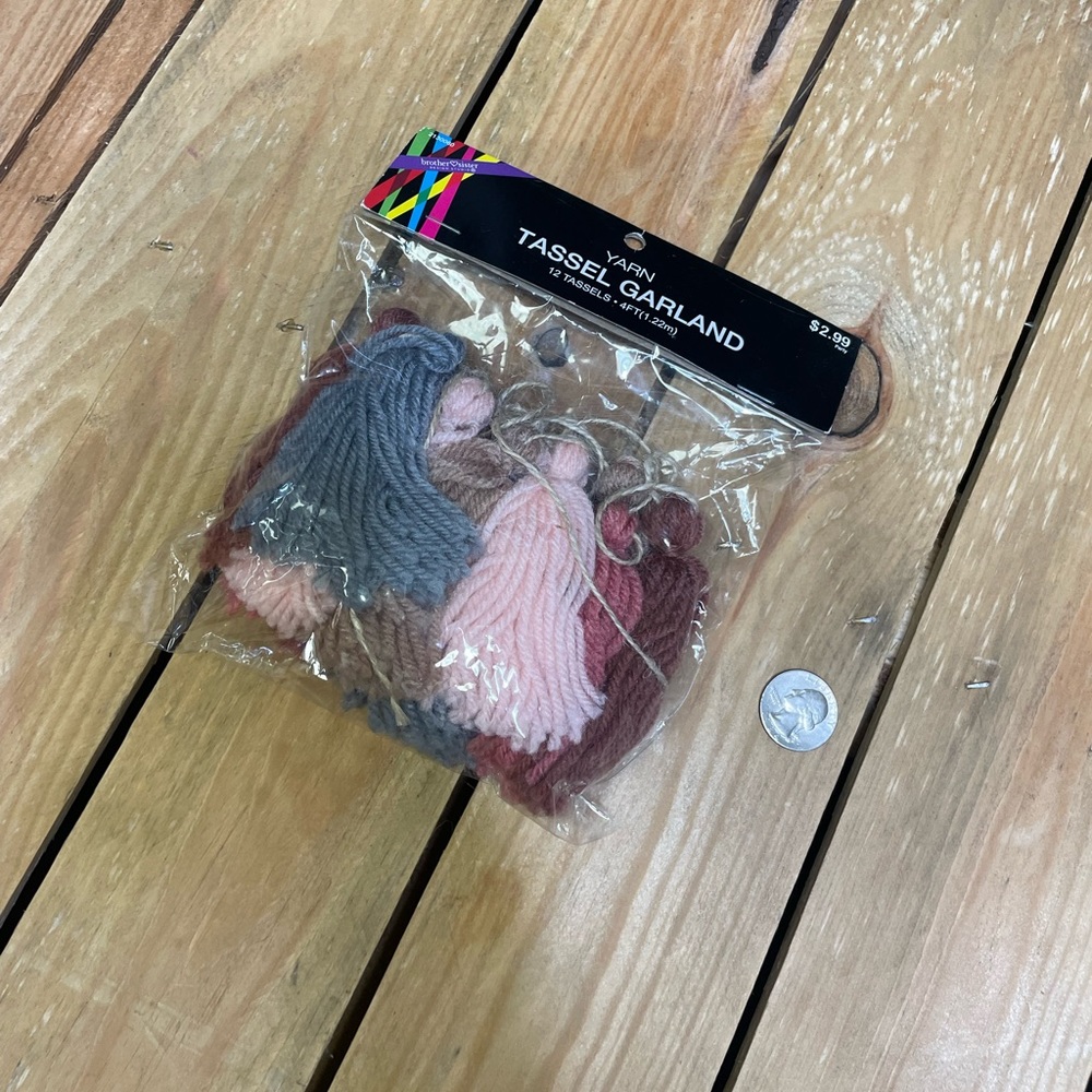 Nwt Yarn Tassels string
